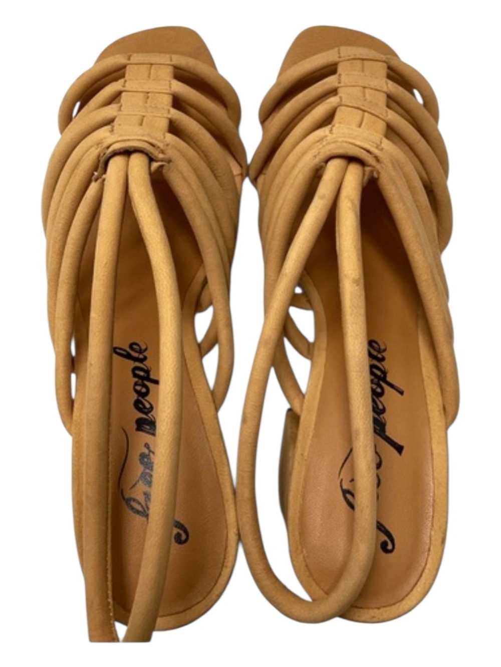 Free People Colette Sandal In Hot Orange Size EU 39